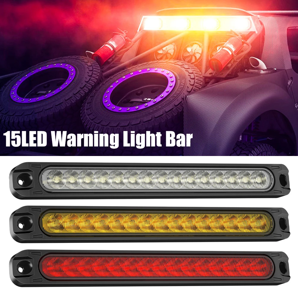 1Pc 15 LED Trailer Brake Tail Light LED Bar Stop Turn Tail Lights IP65 Waterproof Assembly Brake Strip Red/White/Yellow Light
1Pc 15 LED Trailer Brake Tail Light LED Bar Stop Turn Tail Lights IP65 Waterproof Assembly Brake Strip Red/White/Yellow Light