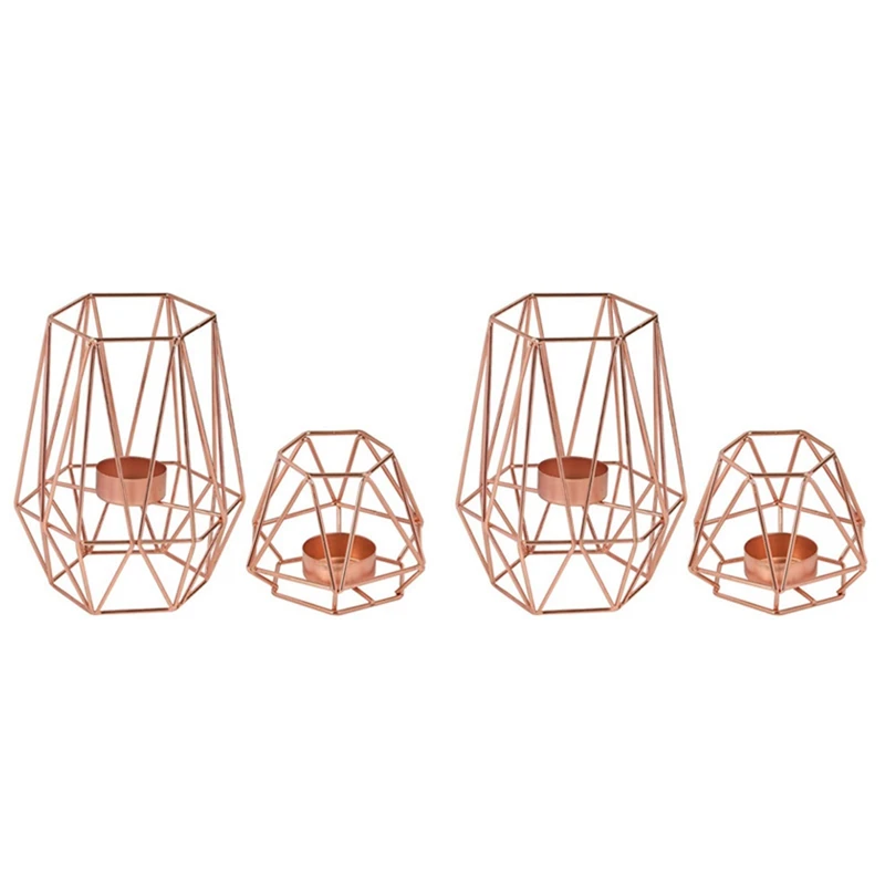 Подсвечники Tealight, 4 упаковки, розовые золотые геометрические подсвечники для гостиной, декор стола
Подсвечники Tealight, 4 упаковки, розовые золотые геометрические подсвечники для гостиной, декор стола