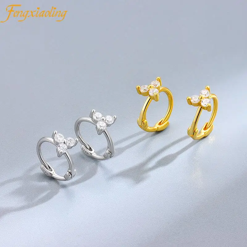 Real 925 Sterling Silver Earrings For Women Geometric Triangle With Zircon Hoop Earrings Fine Jewelry Cute Accessories Gifts
Real 925 Sterling Silver Earrings For Women Geometric Triangle With Zircon Hoop Earrings Fine Jewelry Cute Accessories Gifts