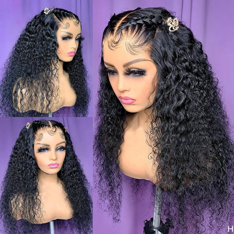 Preplucked Long Kinky Curly Black 26 Inches 180%Density Glueless Lace Front Wig With BabyHair Heat Temperature Daily Cosplay Wig
Preplucked Long Kinky Curly Black 26 Inches 180%Density Glueless Lace Front Wig With BabyHair Heat Temperature Daily Cosplay Wig