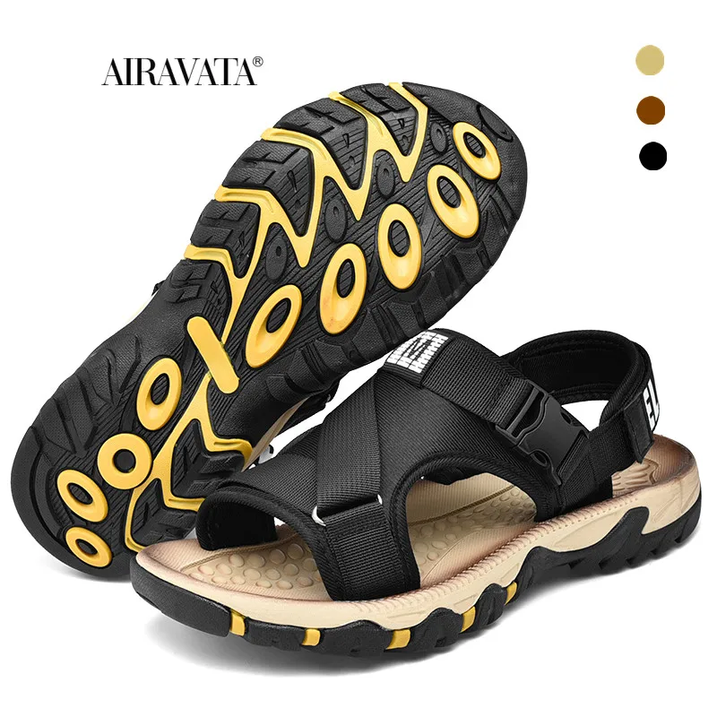 Summer Men Beach Sandals Quick Dry Breathable Outdoor Slippers Open Toe Water Shoes Soft Uppers wear-resisitant
Summer Men Beach Sandals Quick Dry Breathable Outdoor Slippers Open Toe Water Shoes Soft Uppers wear-resisitant