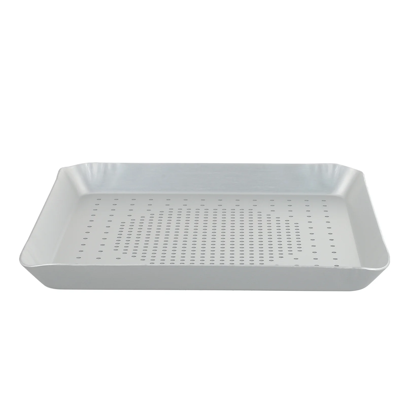 

Pizza Pan Baking Tray Square Oven Holes Crisper Non Stick Plate Mesh Bakeware Perforated Cake Pie Kitchen Screen Sheet Steel