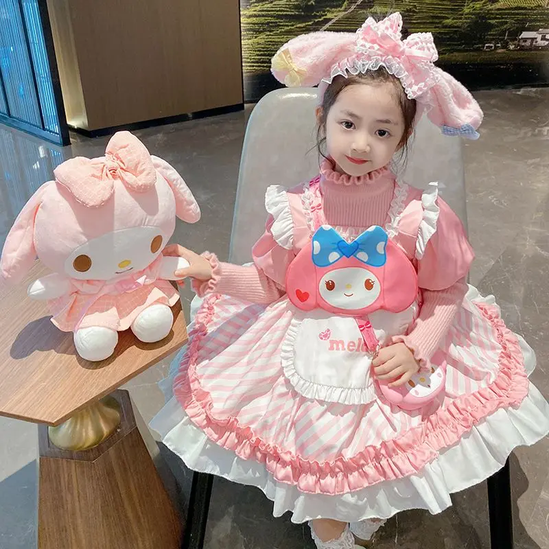Kawaii Sanrios My Melody Child Lolita Princess Dress New Products for Autumn and Winter Cute Cartoon Dress Girl Ins Style Dress
Kawaii Sanrios My Melody Child Lolita Princess Dress New Products for Autumn and Winter Cute Cartoon Dress Girl Ins Style Dress
