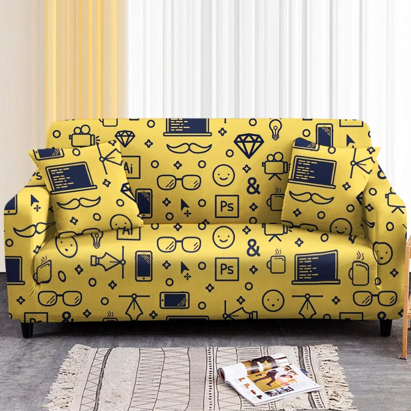 Sofa Cover for Living Room Strech 1/2/3/4 Seater Sofa Slipcover Elastic Printed Couch Cover L Shape Sofa Protector Home Decor
Sofa Cover for Living Room Strech 1/2/3/4 Seater Sofa Slipcover Elastic Printed Couch Cover L Shape Sofa Protector Home Decor