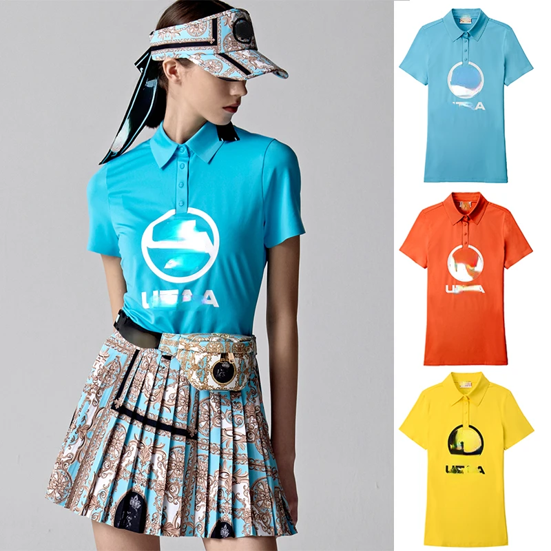 Golf Clothing Women's Korea Short Sleeve T-shirt Summer Quick Dry Comfortable Polo Shirt Quick Dry Top
Golf Clothing Women's Korea Short Sleeve T-shirt Summer Quick Dry Comfortable Polo Shirt Quick Dry Top