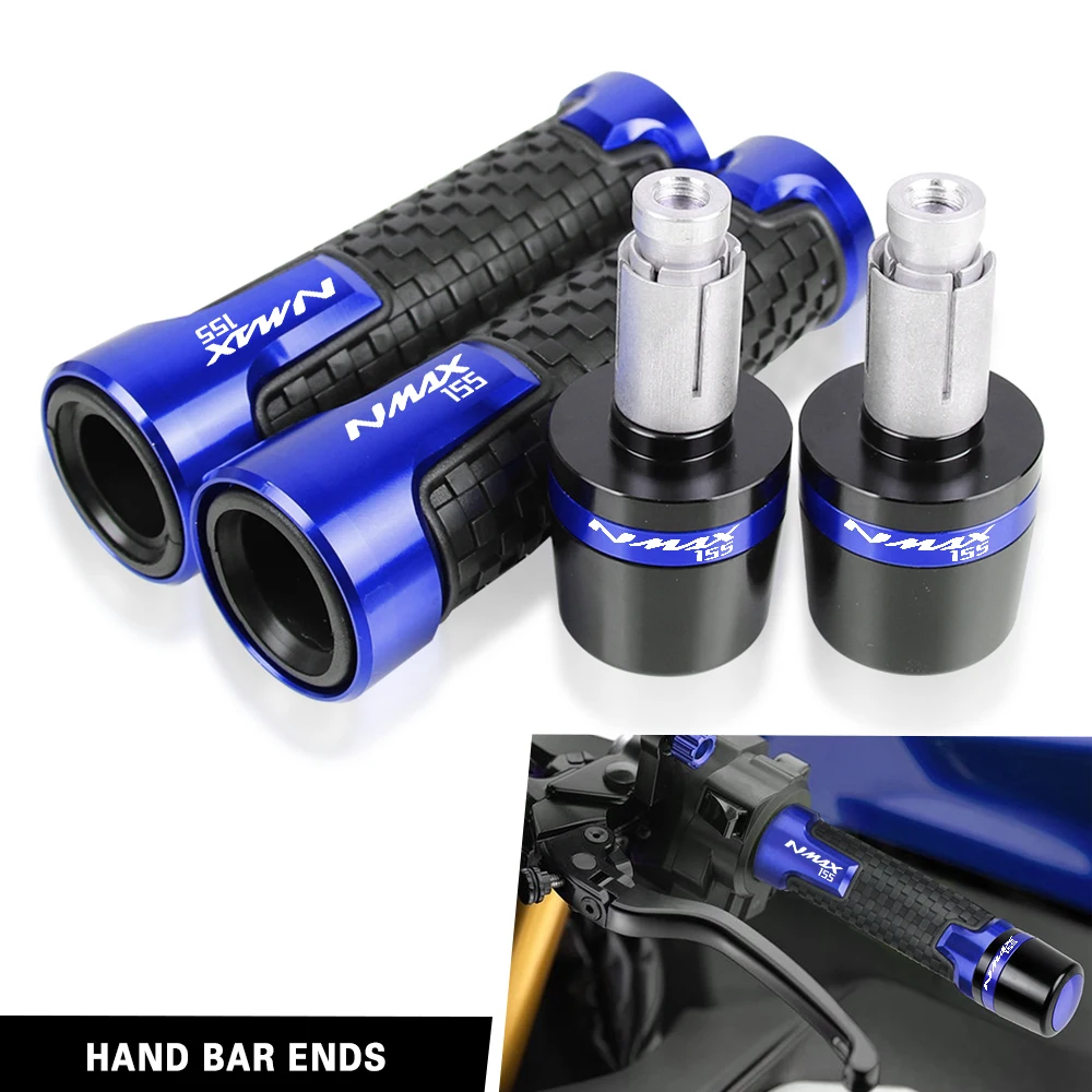 

Handlebar Hand Grips For YAMAHA NMAX155 2015 2016 2017 NMAX 155 N-max155 Motorcycle Accessories 7/8" 22MM Handle Bar Ends Cap