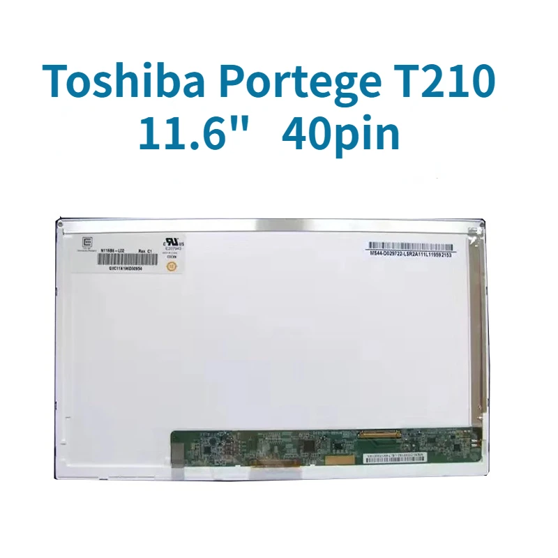 Светодиодный ЖК-экран 11,6 дюйма для Toshiba Portege t210, новый 40pin ЖК-дисплей для ноутбука, замена матричной панели
Светодиодный ЖК-экран 11,6 дюйма для Toshiba Portege t210, новый 40pin ЖК-дисплей для ноутбука, замена матричной панели