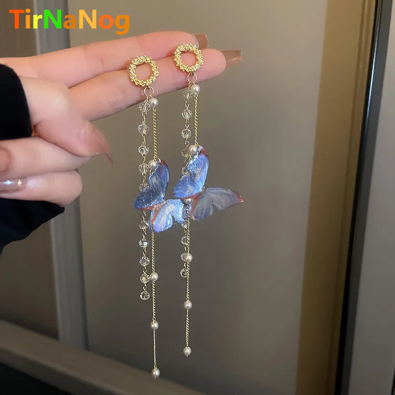 2022 New Baroque Imitation Pearl Long Tassel Earrings Contracted Acrylic Butterfly Fairy Stud earrings Women Jewelry Gifts
2022 New Baroque Imitation Pearl Long Tassel Earrings Contracted Acrylic Butterfly Fairy Stud earrings Women Jewelry Gifts