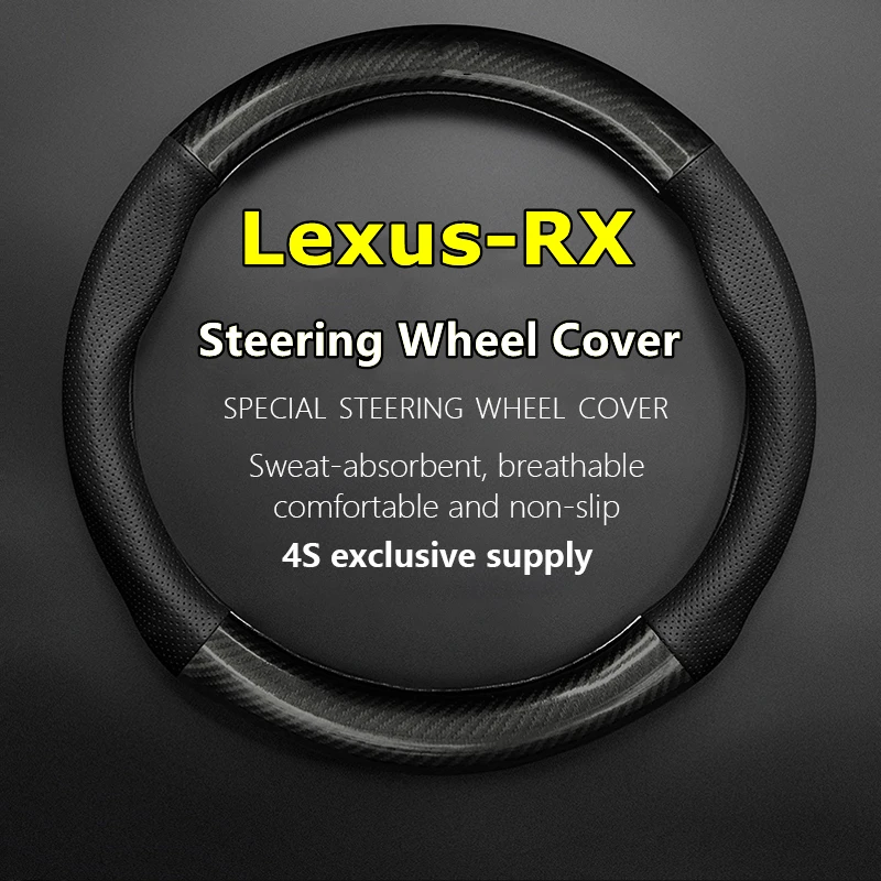 Fiber Leather For Lexus RX Steering Wheel Cover Leather Carbon Fit RX300 RX350h RX450h Mark Levinson 2016 2017 2020 2021 2023
Fiber Leather For Lexus RX Steering Wheel Cover Leather Carbon Fit RX300 RX350h RX450h Mark Levinson 2016 2017 2020 2021 2023