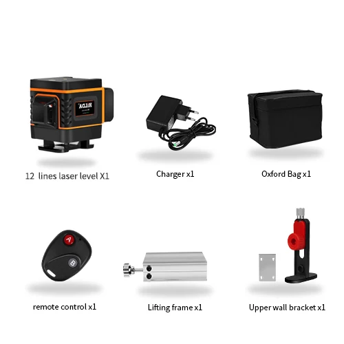 3D/4D Laser Level Level Self-Leveling 360 Horizontal And Vertical Cross Super Powerful Green Laser Level
3D/4D Laser Level Level Self-Leveling 360 Horizontal And Vertical Cross Super Powerful Green Laser Level