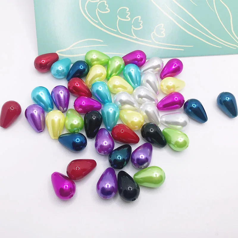 15*10MM 100PCS Wholesale Multicolour Faux Pearl Teardrop Imitation Pearl Waterdrop Loose Beads for DIY Jewelry Making
15*10MM 100PCS Wholesale Multicolour Faux Pearl Teardrop Imitation Pearl Waterdrop Loose Beads for DIY Jewelry Making