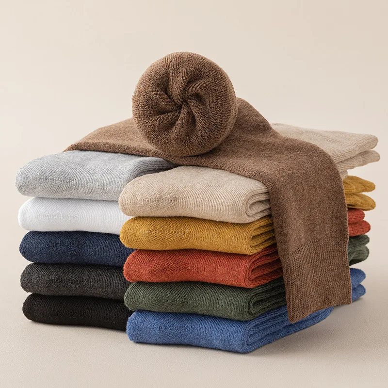 Long Socks Autumn And Winter Man Thick Cotton Solid Warm Business Casual High Street Fashion Young Terry Socks Harajuku
Long Socks Autumn And Winter Man Thick Cotton Solid Warm Business Casual High Street Fashion Young Terry Socks Harajuku