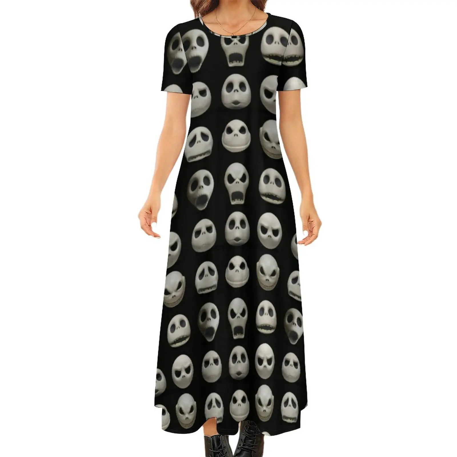 Spooky Halloween Dress Many Faces of Skull Aesthetic Bohemia Long Dresses Ladies Elegant Maxi Dress Birthday Present
Spooky Halloween Dress Many Faces of Skull Aesthetic Bohemia Long Dresses Ladies Elegant Maxi Dress Birthday Present