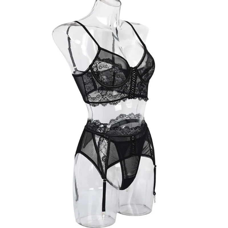 2022 spring new three piece sexy perspective underwear with steel ring gathering tights european clothing
2022 spring new three piece sexy perspective underwear with steel ring gathering tights european clothing