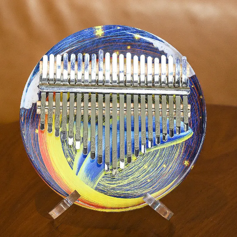 Round Kalimba Finger Piano for Beginners Colorful Transparent Creative Children Birthday Gifts Keyboard Musical Instruments 2022
Round Kalimba Finger Piano for Beginners Colorful Transparent Creative Children Birthday Gifts Keyboard Musical Instruments 2022