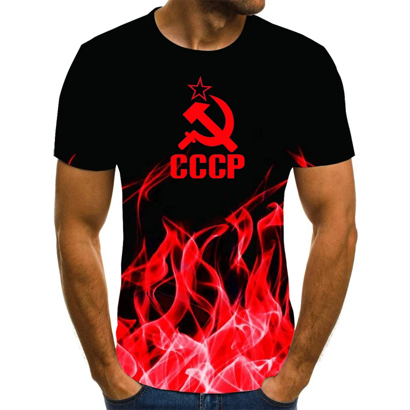 2022 New Fashion Men's CCCP Printed 3D Print T-shirt Summer Hot Selling Short Sleeve Crew Neck Men's and Women's Sports T-shirt
2022 New Fashion Men's CCCP Printed 3D Print T-shirt Summer Hot Selling Short Sleeve Crew Neck Men's and Women's Sports T-shirt