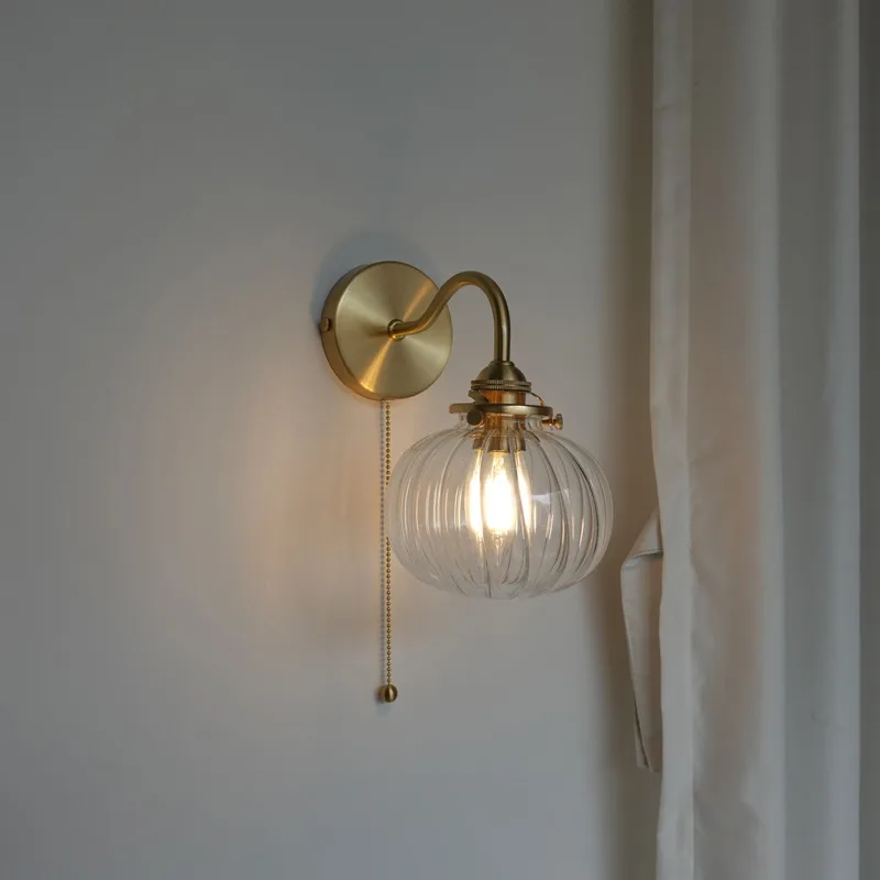 Little Glass Ball LED Wall Light Fixtures Plug In Switch Bedroom Bathroom Mirror Stair Nordic Modern Copper Wall Sconce
Little Glass Ball LED Wall Light Fixtures Plug In Switch Bedroom Bathroom Mirror Stair Nordic Modern Copper Wall Sconce