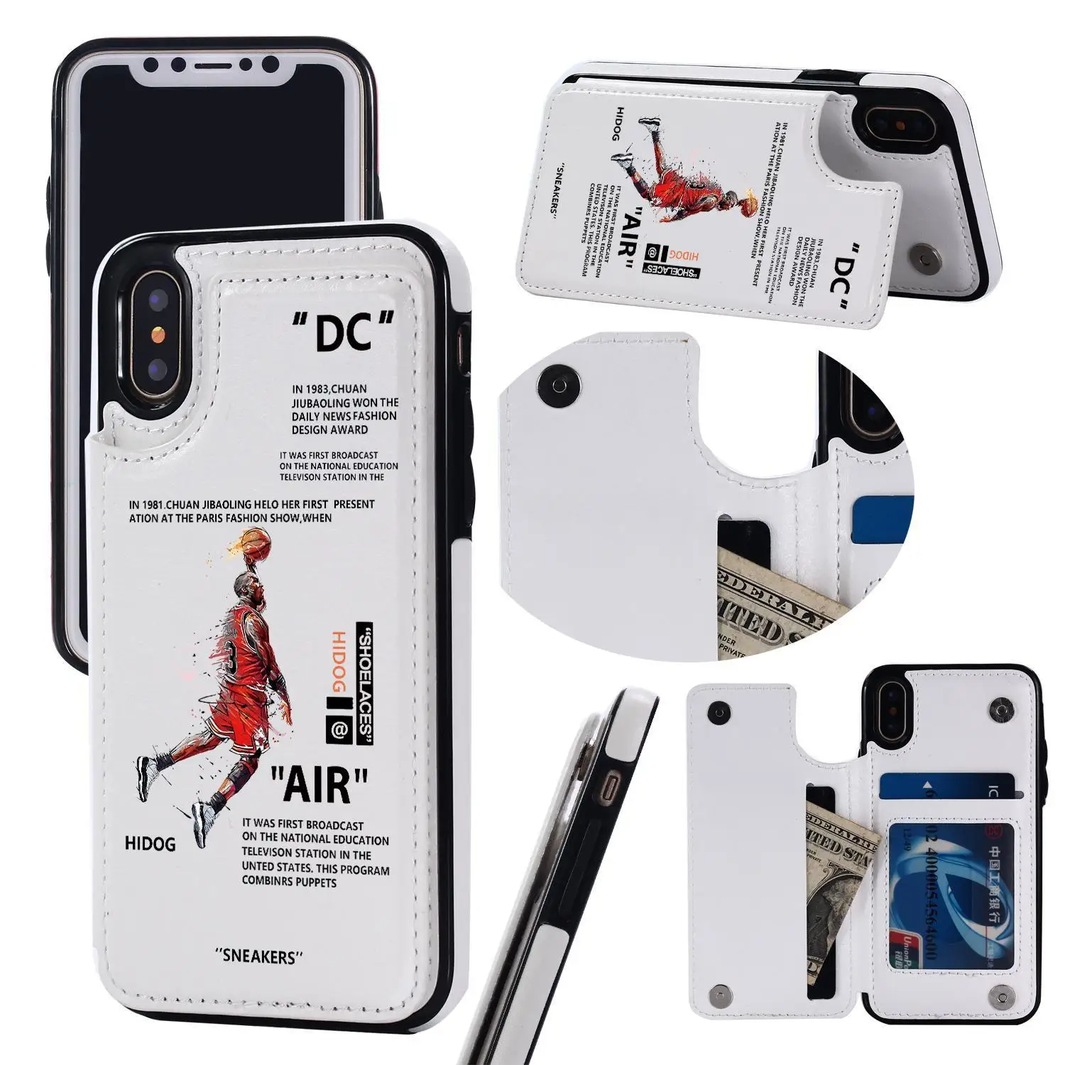 INS Basketball Slam Dunk Off Wallet Card Stand Leather Case For iPhone14 13 12 11 Pro Max XS XR 7 8Plus AIR Sneakers White Cover
INS Basketball Slam Dunk Off Wallet Card Stand Leather Case For iPhone14 13 12 11 Pro Max XS XR 7 8Plus AIR Sneakers White Cover