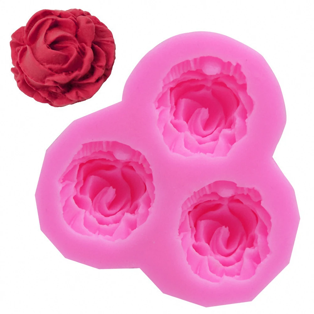 3 Holes Rose Flowers Shaped Silicone Cake Mold Chocolate Baking Dish Cake Decorating Tools Kitchen Pastry Cake Candy Tools
3 Holes Rose Flowers Shaped Silicone Cake Mold Chocolate Baking Dish Cake Decorating Tools Kitchen Pastry Cake Candy Tools