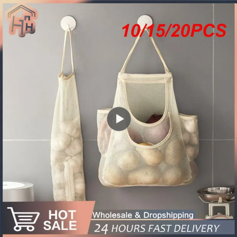 10/15/20PCS Home Fruit And Vegetable Storage Net Bag Fruit Vegetable Garlic Onion Organizer Multi-purpose
10/15/20PCS Home Fruit And Vegetable Storage Net Bag Fruit Vegetable Garlic Onion Organizer Multi-purpose