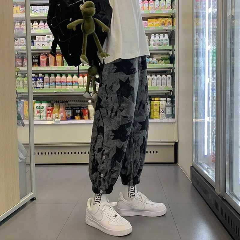 DEEPTOWN Camouflage Black Pants Men Loose Trousers Male Casual Sweatpants Korean Fashion Jogger Harem Pants Spring Autummn
DEEPTOWN Camouflage Black Pants Men Loose Trousers Male Casual Sweatpants Korean Fashion Jogger Harem Pants Spring Autummn