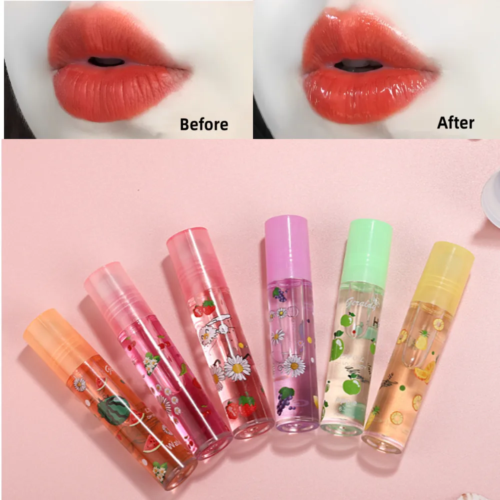 Fruit Lip Gloss Transparent Lip Oil Moisturizing Reducing Lip Lines Nourishes Lips Waterproof Long-Lasting Liquid Lip Cosmetics
Fruit Lip Gloss Transparent Lip Oil Moisturizing Reducing Lip Lines Nourishes Lips Waterproof Long-Lasting Liquid Lip Cosmetics