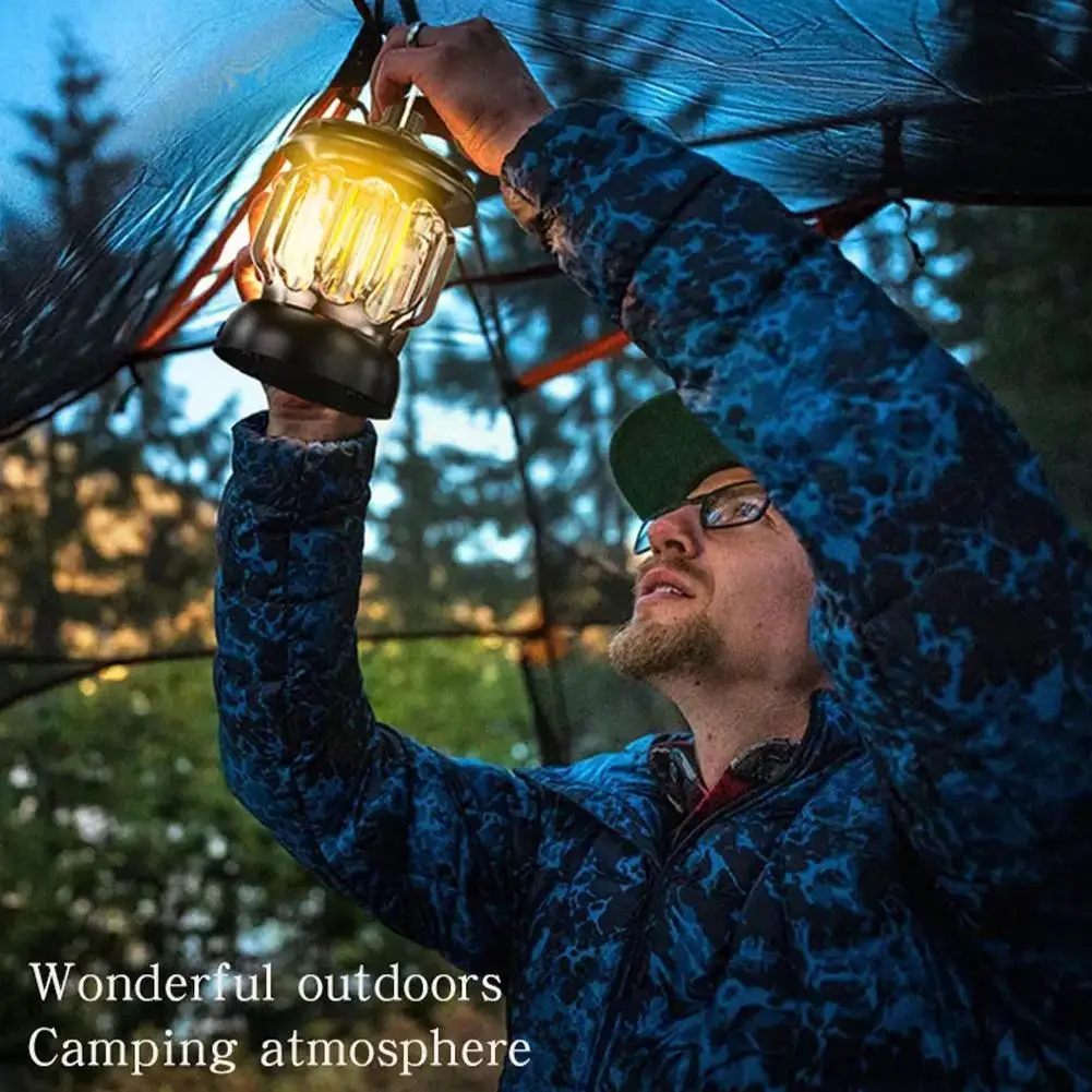 Portable Led Camping Lamp Lantern Rechargeable Light Outdoor Waterproof Light Flashlight Lamp Outdoor Lamp Hanging S4h7
Portable Led Camping Lamp Lantern Rechargeable Light Outdoor Waterproof Light Flashlight Lamp Outdoor Lamp Hanging S4h7