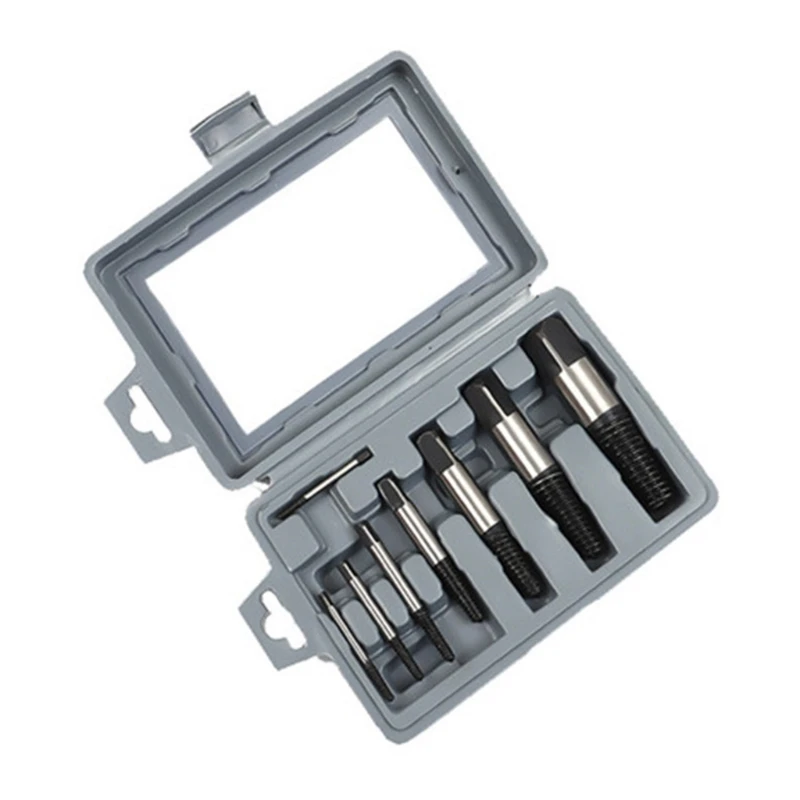 K1KA Broken Bolt Extractor Set Pipe Screw Extractor Set Damaged Bolt Water Pipe Remover Set for Broken Stud Screw Bolt 8 Pcs-
K1KA Broken Bolt Extractor Set Pipe Screw Extractor Set Damaged Bolt Water Pipe Remover Set for Broken Stud Screw Bolt 8 Pcs-