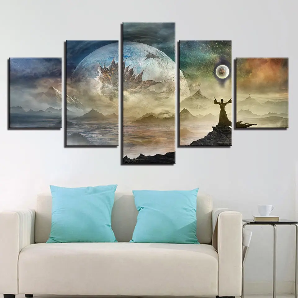 5 Pieces Mountain Prophet Planet Earth Universe Wall Print Art Canvas Poster Painting for Living Room Home Decor Pictures
5 Pieces Mountain Prophet Planet Earth Universe Wall Print Art Canvas Poster Painting for Living Room Home Decor Pictures