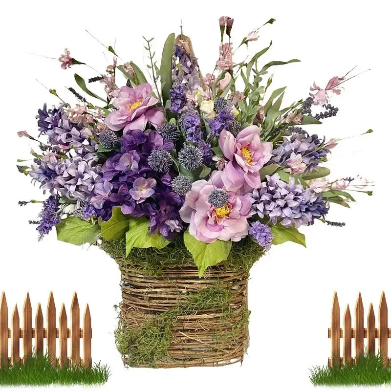 Весенний венок в виде корзины диких цветов, весенний венок с розовыми ягодами для входной двери, украшение в виде диких цветов, весенний Зна...
Весенний венок в виде корзины диких цветов, весенний венок с розовыми ягодами для входной двери, украшение в виде диких цветов, весенний Зна...