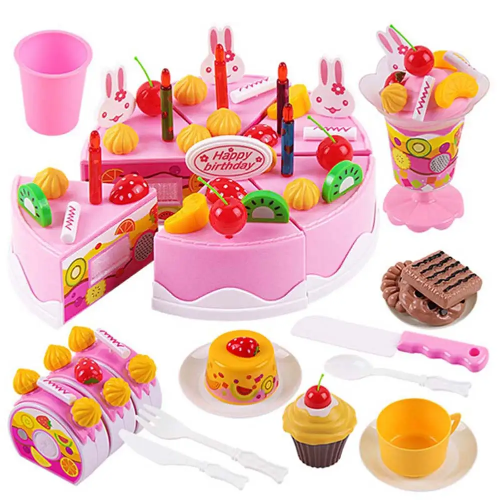 38Pcs/54Pcs/75Pcs Birthday Cake DIY Model Children Kids Early Educational Pretend Play Kitchen Food Plastic Toys
38Pcs/54Pcs/75Pcs Birthday Cake DIY Model Children Kids Early Educational Pretend Play Kitchen Food Plastic Toys