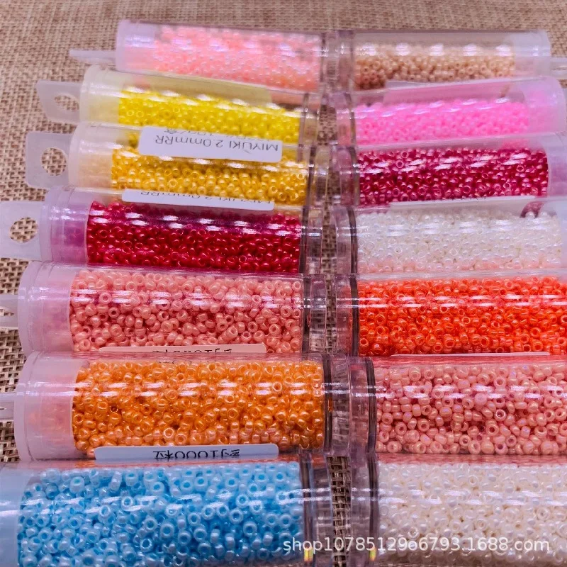 

2mm MIYUKI imported from Japan high-quality high gloss solid color glass beads DIY bracelets earrings jewelry beading materials