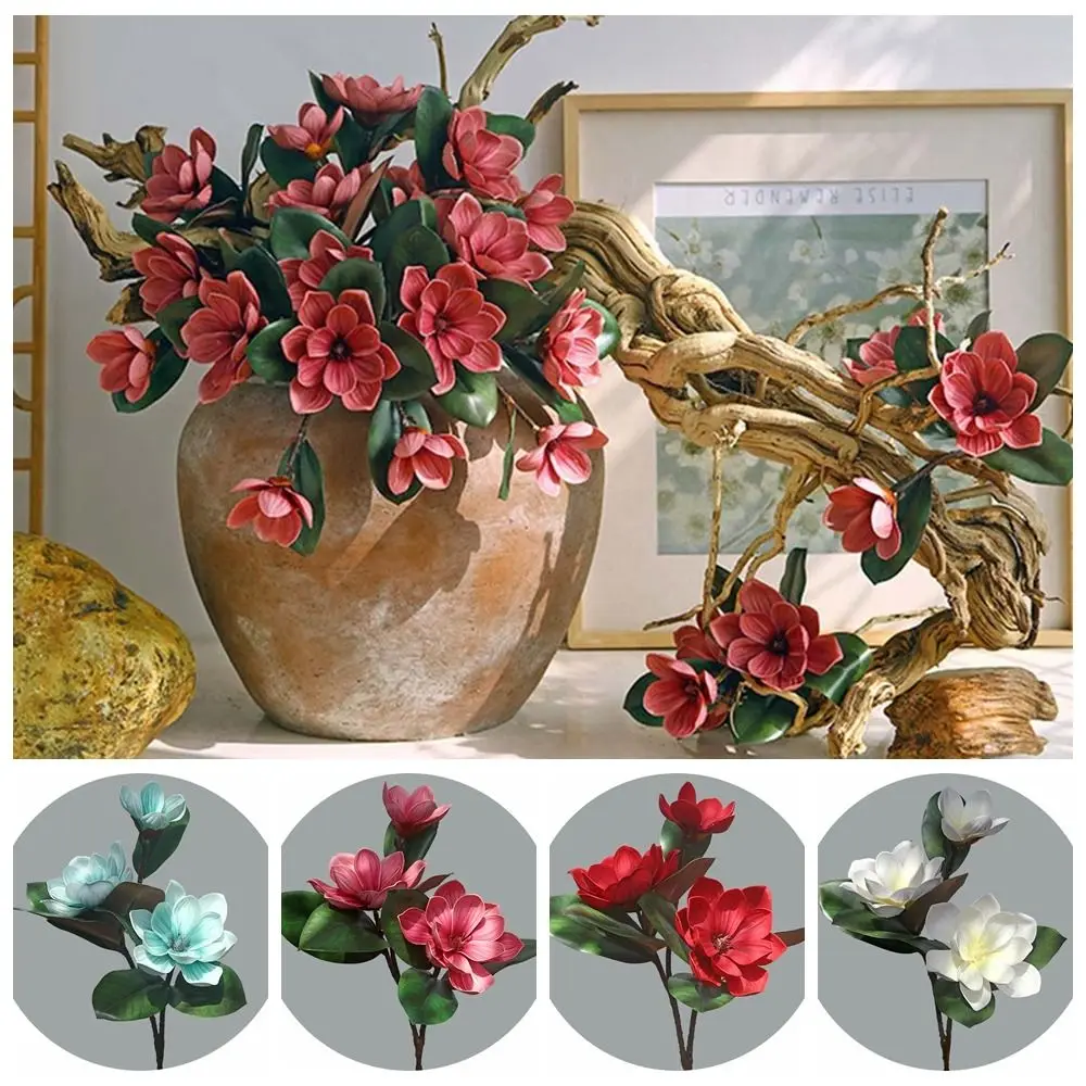 Silk Artificial Magnolia Flowers 3 Heads 3 Heads Magnolia Flowers Magnolia Bouquet
Silk Artificial Magnolia Flowers 3 Heads 3 Heads Magnolia Flowers Magnolia Bouquet