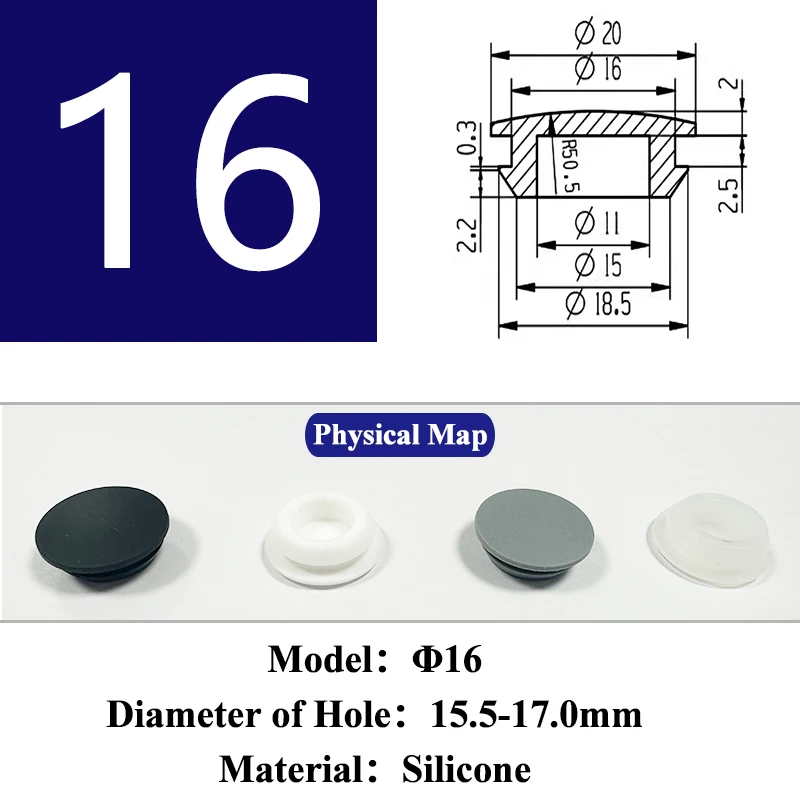 Силиконовые заглушки для мебели 4-25 мм
Силиконовые заглушки для мебели 4-25 мм