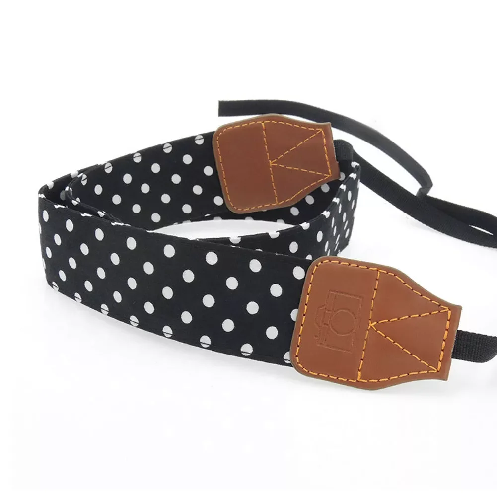 2022New 38cm Cotton Retro Polka Dot Camera Shoulder Belt adjustable Neck Photo Strap PU leather For SLR/DSLR Camera #734
2022New 38cm Cotton Retro Polka Dot Camera Shoulder Belt adjustable Neck Photo Strap PU leather For SLR/DSLR Camera #734