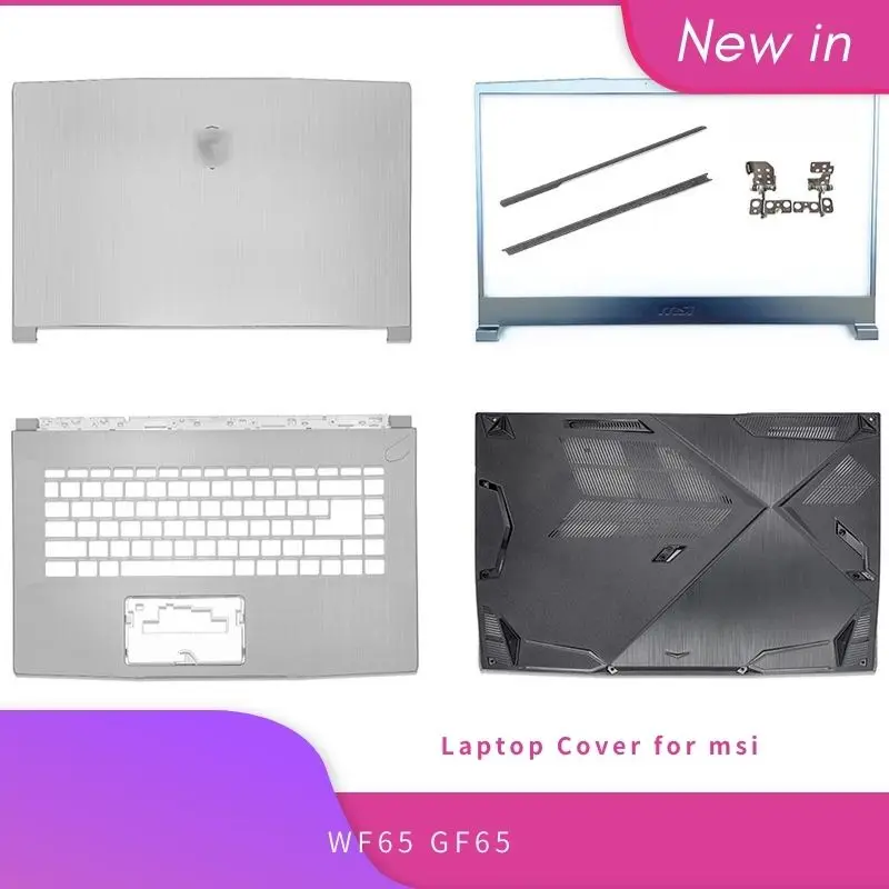 Новинка, оригинальная задняя крышка для ноутбука MSI WF65 GF65 GF65VR MS-16W1 GF63/Передняя панель/петли/Упор для рук/Нижняя крышка/петля 
Новинка, оригинальная задняя крышка для ноутбука MSI WF65 GF65 GF65VR MS-16W1 GF63/Передняя панель/петли/Упор для рук/Нижняя крышка/петля