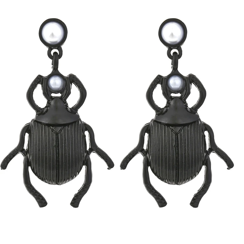 Exaggerated Creativity Baking Paint Beetle Earrings Retro Holiday Style Insect Earrings
Exaggerated Creativity Baking Paint Beetle Earrings Retro Holiday Style Insect Earrings