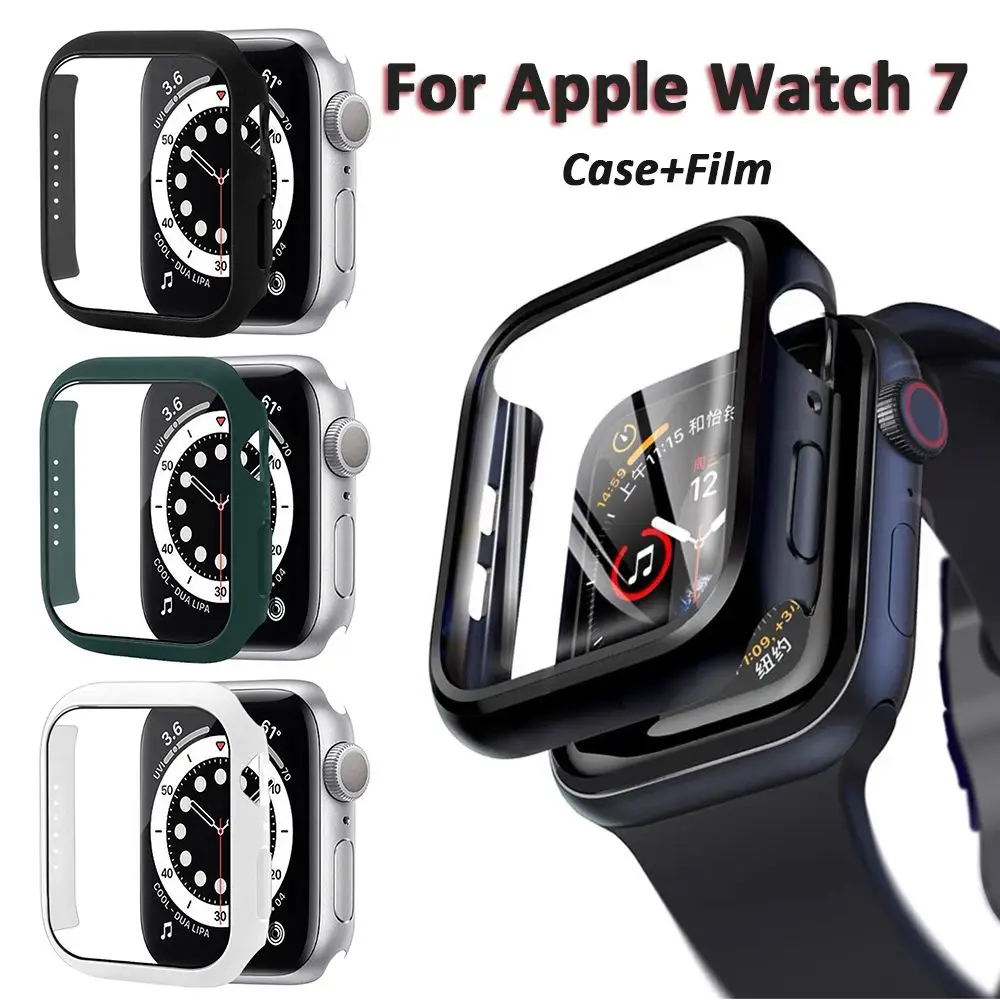 41MM 45MM Bumper Cover Shell Screen Protector Tempered Glass PC Case+Film For Apple Watch 7 41MM 45MM
41MM 45MM Bumper Cover Shell Screen Protector Tempered Glass PC Case+Film For Apple Watch 7 41MM 45MM