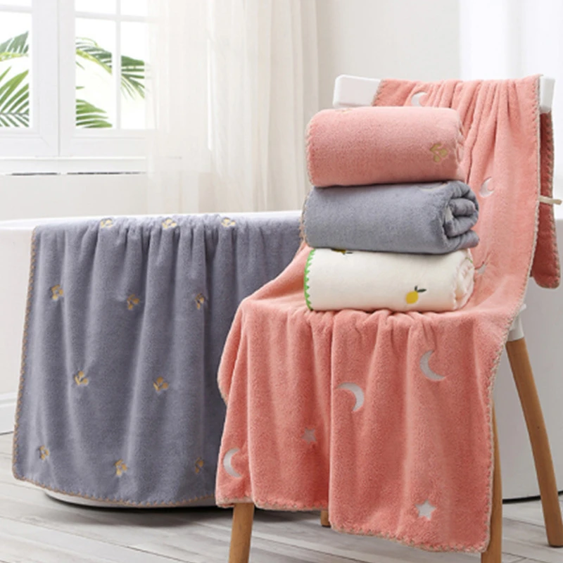 Cartoon Embroidered Pure Cotton Beach Bath Adults Kids Absorbent Quick Drying Home Bathroom Towel Outdoor Hand Beach Towels
Cartoon Embroidered Pure Cotton Beach Bath Adults Kids Absorbent Quick Drying Home Bathroom Towel Outdoor Hand Beach Towels