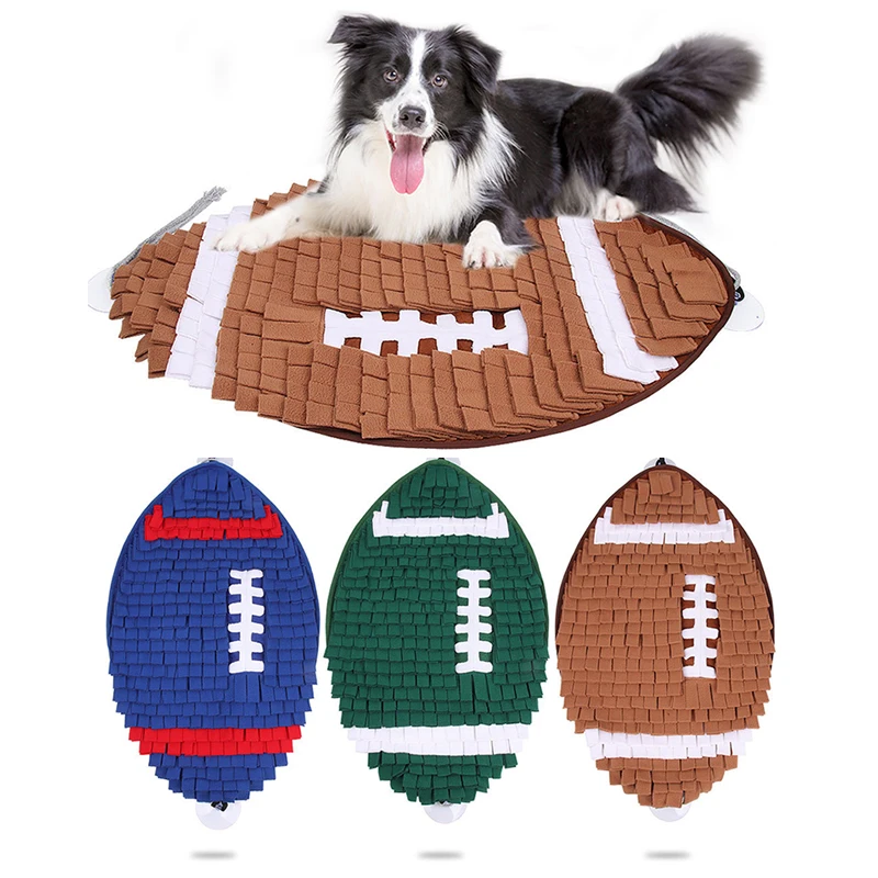 Dog Sniffing Pad Rugby Series Pet Dog Sniffing Pad Slow Food Training Sniffing Pad Puzzle Interactive
Dog Sniffing Pad Rugby Series Pet Dog Sniffing Pad Slow Food Training Sniffing Pad Puzzle Interactive