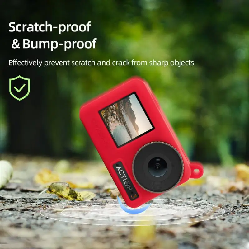 Silicone Protective Case Camera Cover Protector Scratch-proof Sunnylife Silicone Protective Case Camera Cover For Osmo Action 3
Silicone Protective Case Camera Cover Protector Scratch-proof Sunnylife Silicone Protective Case Camera Cover For Osmo Action 3