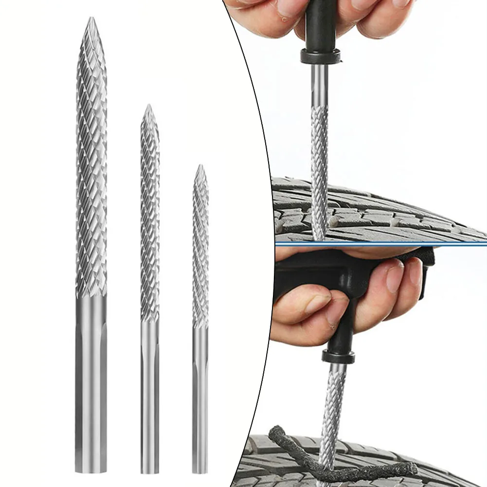Carbide Rotary Burrs Drill Bit Carbon Steel Pneumatic Drill Bit Patch Plug Tire Repair Tool Electric Drill Accessories
Carbide Rotary Burrs Drill Bit Carbon Steel Pneumatic Drill Bit Patch Plug Tire Repair Tool Electric Drill Accessories