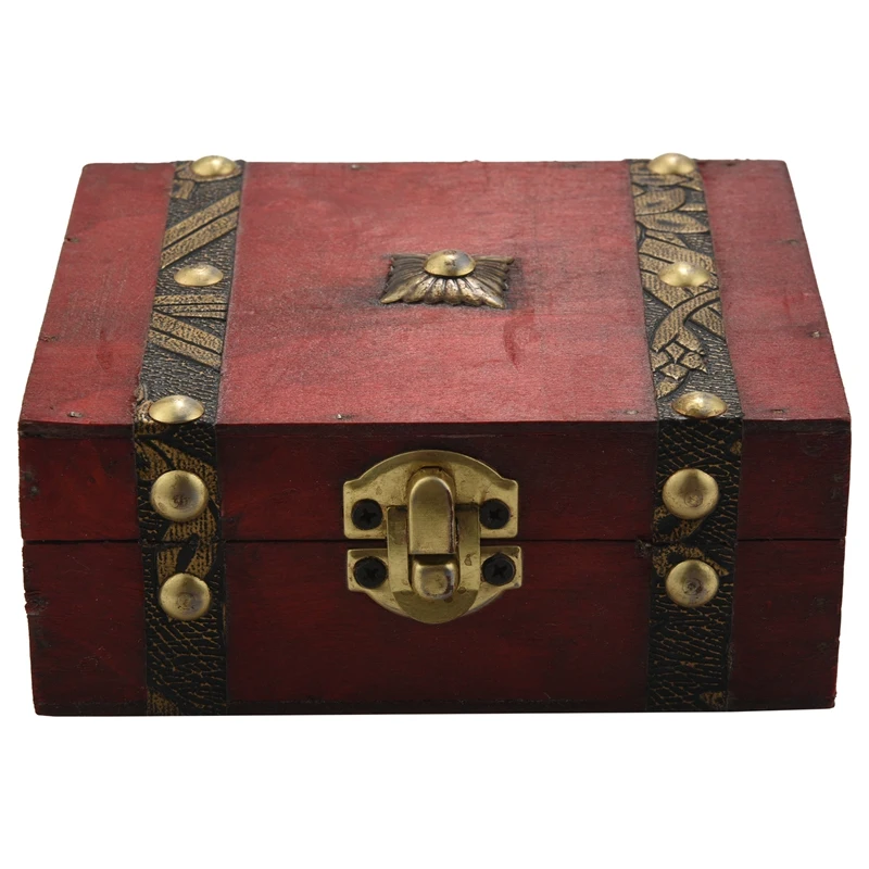 Vintage Wooden Treasure Chest Storage Box Lock Organizer Case Foldable Mini Small Wood Home Decor Container Trinket Jewelry Bin
Vintage Wooden Treasure Chest Storage Box Lock Organizer Case Foldable Mini Small Wood Home Decor Container Trinket Jewelry Bin
