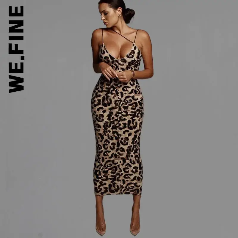 We.Fine Dress Women New All-Match Robe Leopard Snake Print Dress Fashion Vintage Female Vestidos Women Clothing
We.Fine Dress Women New All-Match Robe Leopard Snake Print Dress Fashion Vintage Female Vestidos Women Clothing