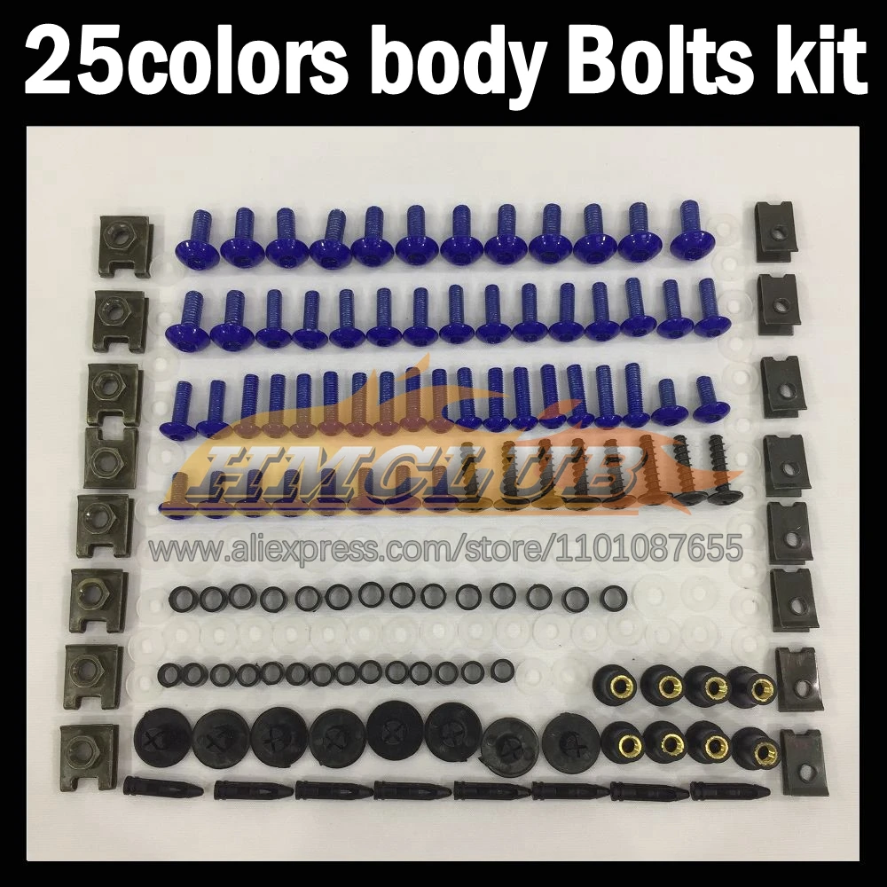 

268ps Full Screws Kit Body bolt For DUCATI 748 853 916 996 998 1995 1996 1997 1998 1999 2000 2001 2002 Fairing bolts screw NutS