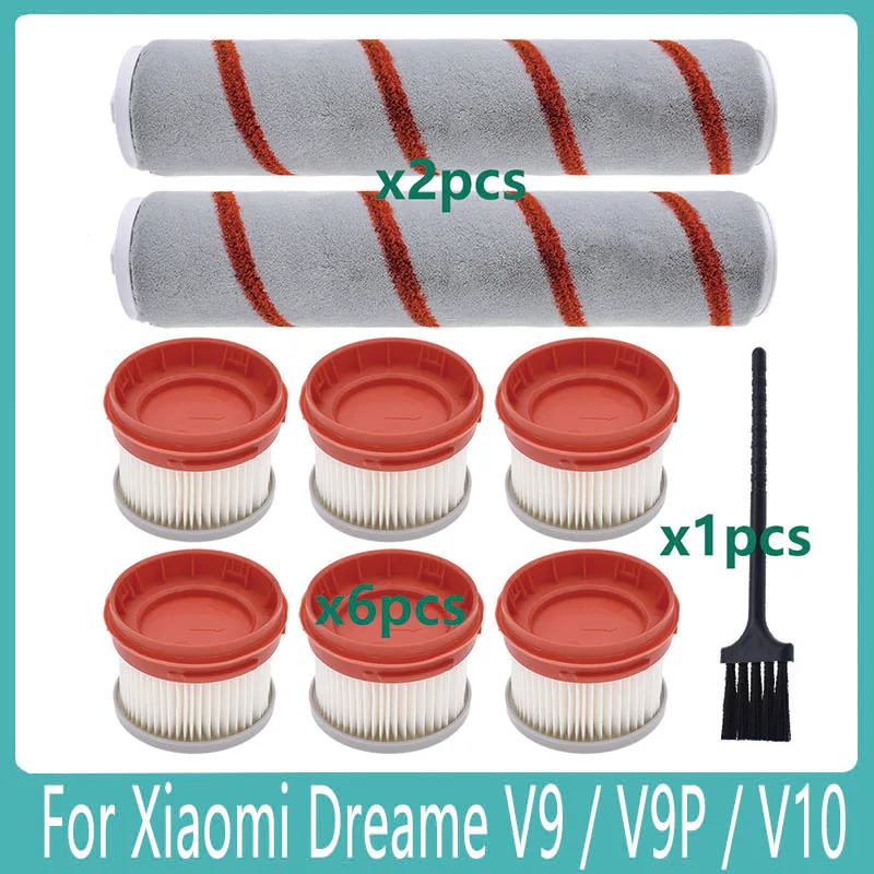 HEPA Filter Mites Removal Soft Fluff Roller Brush For Xiaomi Dreame V8 V9 V9B V9D V9P XR V10 V11 V12 Pro V16 T20 Spare Part
HEPA Filter Mites Removal Soft Fluff Roller Brush For Xiaomi Dreame V8 V9 V9B V9D V9P XR V10 V11 V12 Pro V16 T20 Spare Part