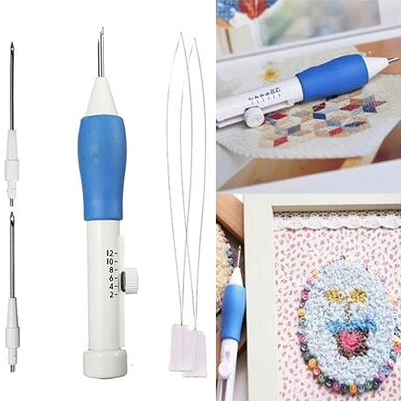 1pc Embroidery Punch Needle Stitching Tool Embroidery Needle Pen Weaving Tool Knitting Sewing Tools for DIY Sewing
1pc Embroidery Punch Needle Stitching Tool Embroidery Needle Pen Weaving Tool Knitting Sewing Tools for DIY Sewing