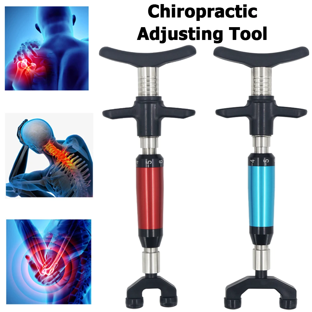 Manual Chiropractic Adjustment Tool Correction Spinal Gun 6 Level 4 Heads Therapy Adjust Vertebrate Tools Pain Relief Massage
Manual Chiropractic Adjustment Tool Correction Spinal Gun 6 Level 4 Heads Therapy Adjust Vertebrate Tools Pain Relief Massage