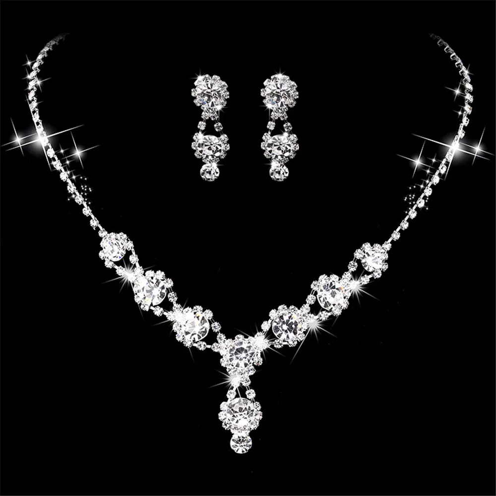 jewelry sets new hot white sliver Crystal Rhinestones Plated Fashion Collar Necklace&Earrings Formal Party Prom wedding dress
jewelry sets new hot white sliver Crystal Rhinestones Plated Fashion Collar Necklace&Earrings Formal Party Prom wedding dress