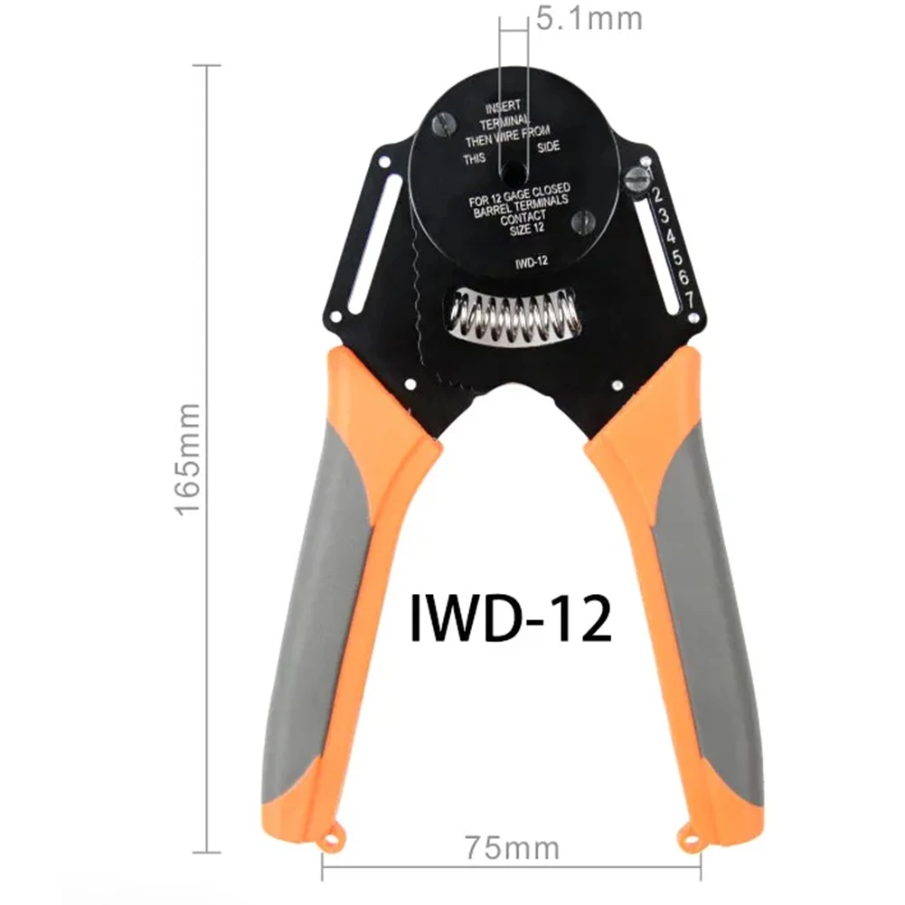 Crimper Cater Piller Hand Tool Connector Pliers IWD12 IWD16 IWD20 Model Mouth Diameter 3 9mm Pressure Trimming Device
Crimper Cater Piller Hand Tool Connector Pliers IWD12 IWD16 IWD20 Model Mouth Diameter 3 9mm Pressure Trimming Device